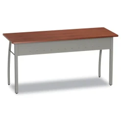 Clearance Trento Line 59.13 in. x 23.63 in. x 29.5 in. Rectangular Desk - Shaker Cherry Office Furniture & Lighting