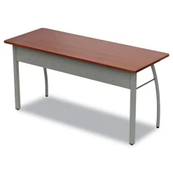 Clearance Trento Line 59.13 in. x 23.63 in. x 29.5 in. Rectangular Desk - Shaker Cherry Office Furniture & Lighting