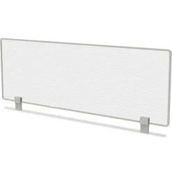 Online Trento Line 47.13 in. x 1.75 in. x 15.5 in. Polycarbonate Dividing Panel - Translucent Office Furniture & Lighting