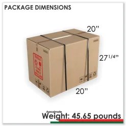 Best Urban 16 in. x 15.25 in. x 23.75 in. Legal/A4 Left or Right 2-Drawers Box/File Mobile File Pedestal - Natural Walnut Office Furniture & Lighting