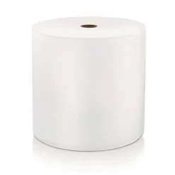 Hot 8 in. x 800 ft. 1-Ply Hard Wound Roll Towel - White (6/Carton) Cleaning & Janitorial Supplies