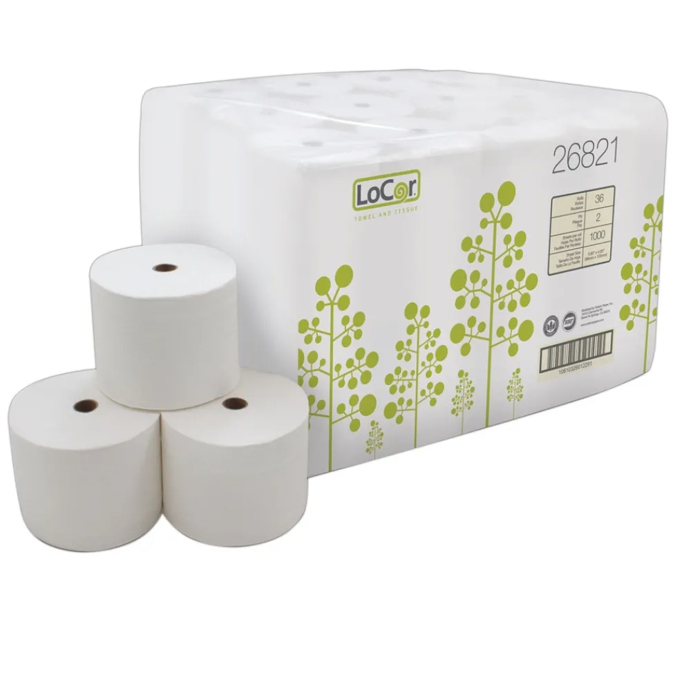 Hot High-Capacity Bath Tissue - White (1-Carton) Cleaning & Janitorial Supplies