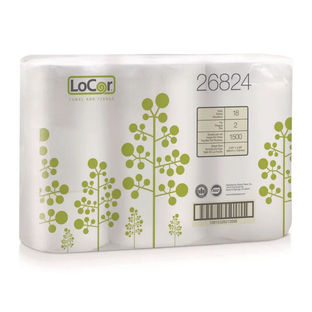 2-Ply High-Capacity Bath Tissue - White (18 Rolls/Carton) Cleaning & Janitorial Supplies