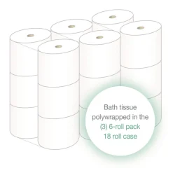 2-Ply High-Capacity Bath Tissue - White (18 Rolls/Carton) Cleaning & Janitorial Supplies