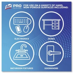 Clearance 19200-89347 7 in. x 7.25 in. 1-Ply Disinfecting Wipes - Early Morning Breeze, White (6 Canisters/Carton) Cleaning & Janitorial Supplies