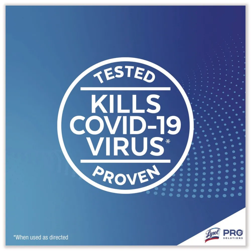 Outlet 19200-99856 6 in. x 8 in. 1-Ply Professional Disinfecting Wipe Bucket - Lemon and Lime Blossom White (2/Carton) Cleaning & Janitorial Supplies