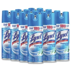 Outlet 19200-02845 12.5 oz. Aerosol Spring Waterfall Liquid Disinfectant Spray (12/Carton) Cleaning & Janitorial Supplies