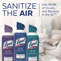 Sale 19200-99394 10 oz Aerosol Can Air Sanitizer Spray - Light Breeze Scent (6/Carton) Cleaning & Janitorial Supplies