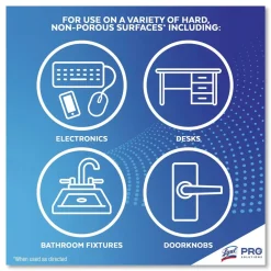 Hot 7 in. x 7.25 in. 1-Ply Disinfecting Wipes - Mango and Hibiscus/White Cleaning & Janitorial Supplies