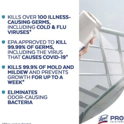 Clearance 1.5 oz Aerosol To Go Disinfectant Spray - Crisp Linen Scent (12/Carton) Cleaning & Janitorial Supplies