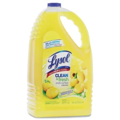 144 oz. Bottle Clean and Fresh Multi-Surface Cleaner - Sparkling Lemon and Sunflower Essence (4/Carton) Cleaning & Janitorial Supplies
