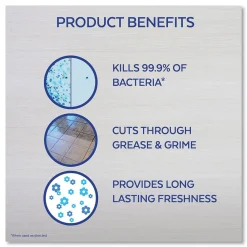 144 oz. Bottle Clean and Fresh Multi-Surface Cleaner - Sparkling Lemon and Sunflower Essence (4/Carton) Cleaning & Janitorial Supplies