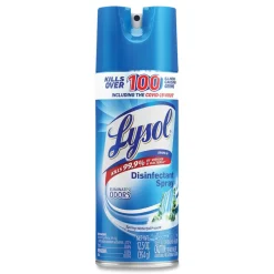 New 12.5 oz. Liquid Disinfectant Spray - Spring Waterfall Scent Cleaning & Janitorial Supplies