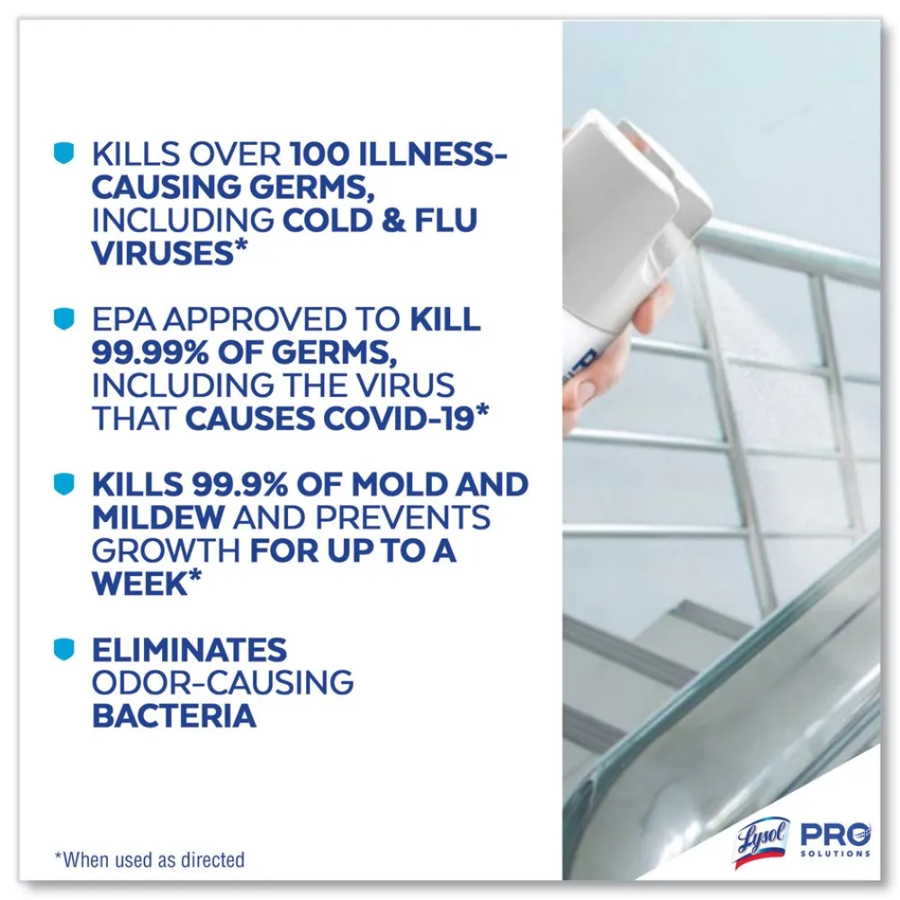 New 12.5 oz. Liquid Disinfectant Spray - Spring Waterfall Scent Cleaning & Janitorial Supplies