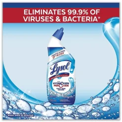 Hot 24 oz. Toilet Bowl Cleaner with Hydrogen Peroxide - Ocean Fresh Scent Cleaning & Janitorial Supplies