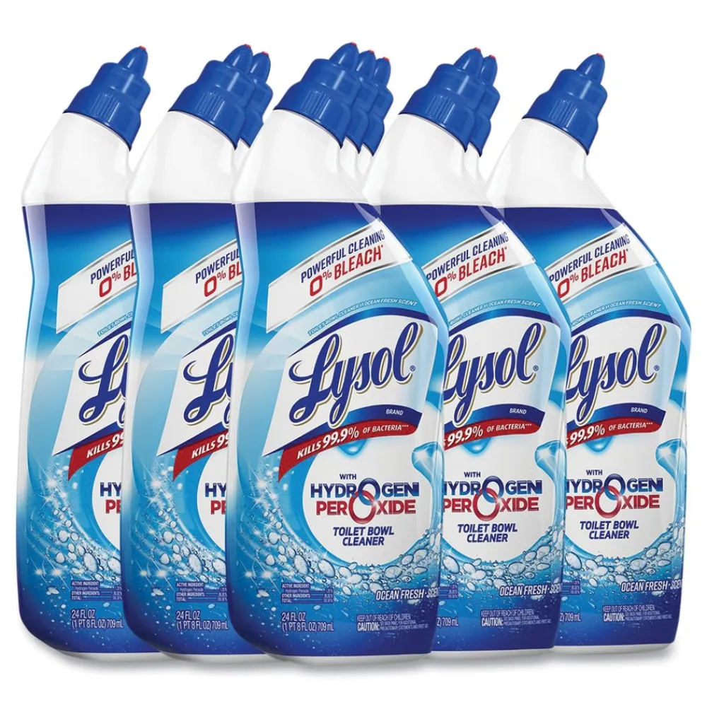 Discount 24 oz Toilet Bowl Cleaner with Hydrogen Peroxide - Ocean Fresh Scent (9/Carton) Cleaning & Janitorial Supplies