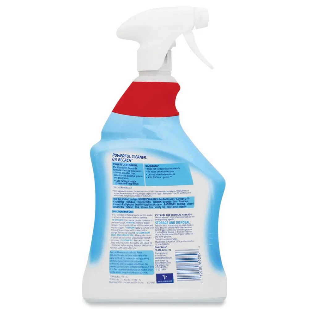 Best 32 oz. Trigger Spray Bottle Multi-Purpose Hydrogen Peroxide Cleaner - Citrus Sparkle Zest (9/Carton) Cleaning & Janitorial Supplies