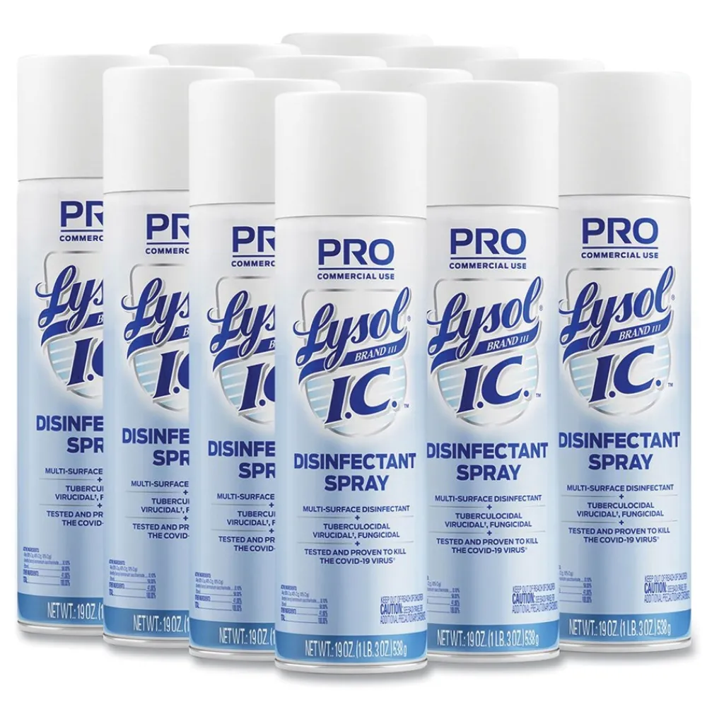 Hot 19 oz. Aerosol Disinfectant Spray - Original (12/Carton) Cleaning & Janitorial Supplies