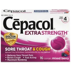 Online Sore Throat and Cough Lozenges - Mixed Berry (24 Packs/Carton) Food And Snacks