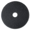 Online 7300-19 19 in. Diameter Low-Speed High Productivity Floor Pads 7300 - Black (5/Carton) Cleaning & Janitorial Supplies