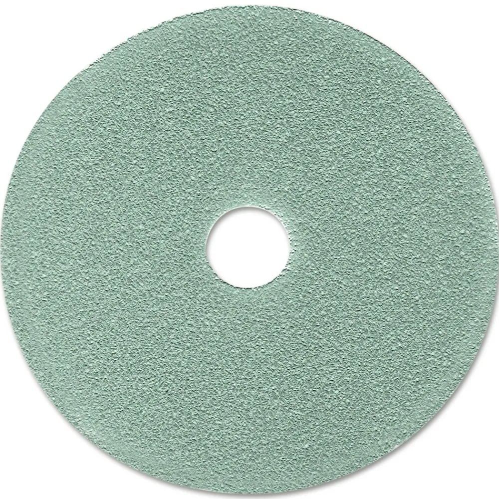 New 3100 19 in. Diameter Ultra High-Speed Floor Burnishing Pads - Aqua (5/Carton) Cleaning & Janitorial Supplies
