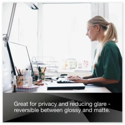 New 16:9 Aspect Ratio Comply Magnetic Attach Privacy Filter for 24 in. Widescreen Flat Panel Monitor Office Accessories