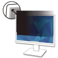 Best 16:9 Aspect Ratio Frameless Blackout Privacy Filter for 24 in. Widescreen Flat Panel Monitor Office Accessories