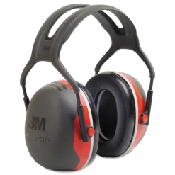 Best 28 dB NRR PELTOR Over-the-Head Earmuffs - Black/Red (10/Carton) Ear Protection