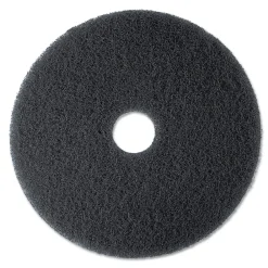 Clearance 17 in. Diameter Low-Speed High Productivity Floor Pads 7300 - Black (5/Carton) Cleaning & Janitorial Supplies