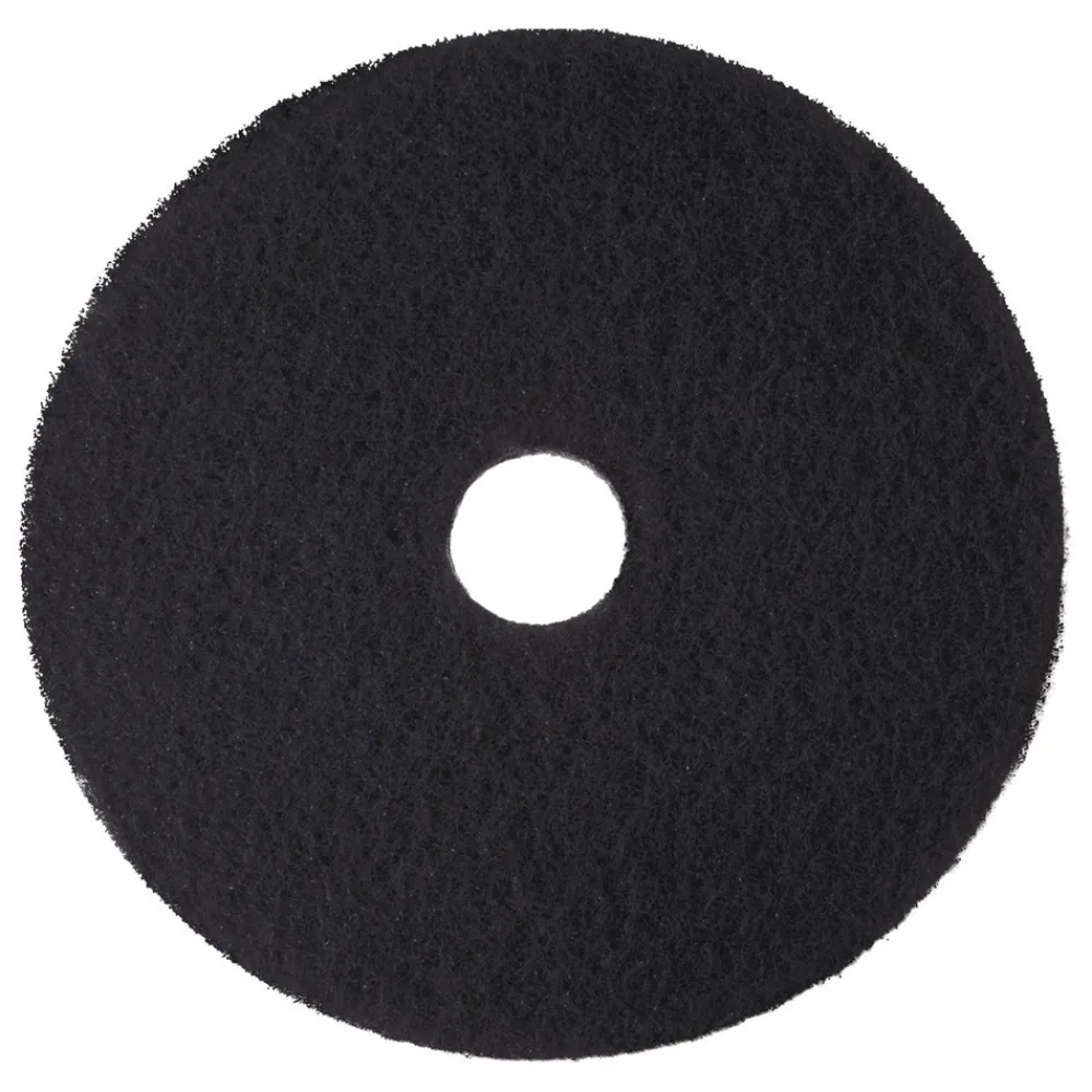 Hot 18 in. Diameter Low-Speed High Productivity Floor Pads 7300 - Black (5/Carton) Cleaning & Janitorial Supplies
