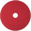 Outlet 14 in. Low-Speed Buffer Floor Pads - Red (5/Carton) Cleaning & Janitorial Supplies