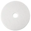 Outlet 17 in. Low-Speed Super Polishing Floor Pads - White (5/Carton) Cleaning & Janitorial Supplies