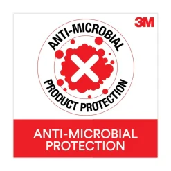 Best 25.5 in. x 10.6 in. Antimicrobial Gel Mouse Pad/Keyboard Wrist Rest Platform - Black/Silver Mouse Pads & Wrist Support