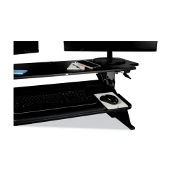 Hot 42 in. x 23.2 in. x 6.2 in. to 20 in. Precision Standing Desk - Black Office Furniture & Lighting