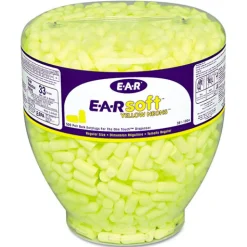 Online E-A-Rsoft Cordless Neon Tapered Earplug Refill - Yellow (500/Box) Ear Protection
