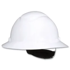 Best H-800 SecureFit H-Series 4 Point Pressure Diffusion Ratchet Suspension Hard Hats with UV Indicator - White Protective Head Gear