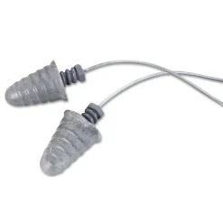 New P1301 32 dB NRR E-A-R Skull Screws Corded Earplugs - Gray (120/Box) Ear Protection