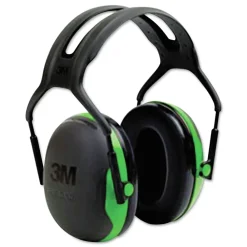 Discount PELTOR X Series 22 dB NRR Earmuffs - Black/Green Ear Protection
