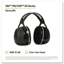 Sale PELTOR X Series 31 dB NRR Earmuffs - Black Ear Protection
