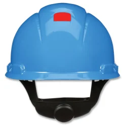 New SecureFit H-Series 4-Point Pressure Diffusion Ratchet Suspension H-700 Cap with UV Indicator Hard Hats - Blue Protective Head Gear