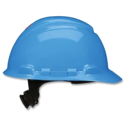New SecureFit H-Series 4-Point Pressure Diffusion Ratchet Suspension H-700 Cap with UV Indicator Hard Hats - Blue Protective Head Gear