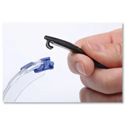 Outlet Solus 1000 Series Safety Glasses - Blue Plastic Frame Clear Polycarbonate Lens Eye Protection