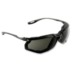 Discount Virtua CCS Protective Eyewear with Foam Gasket - Black/Gray Plastic Frame Gray Polycarbonate Lens Eye Protection