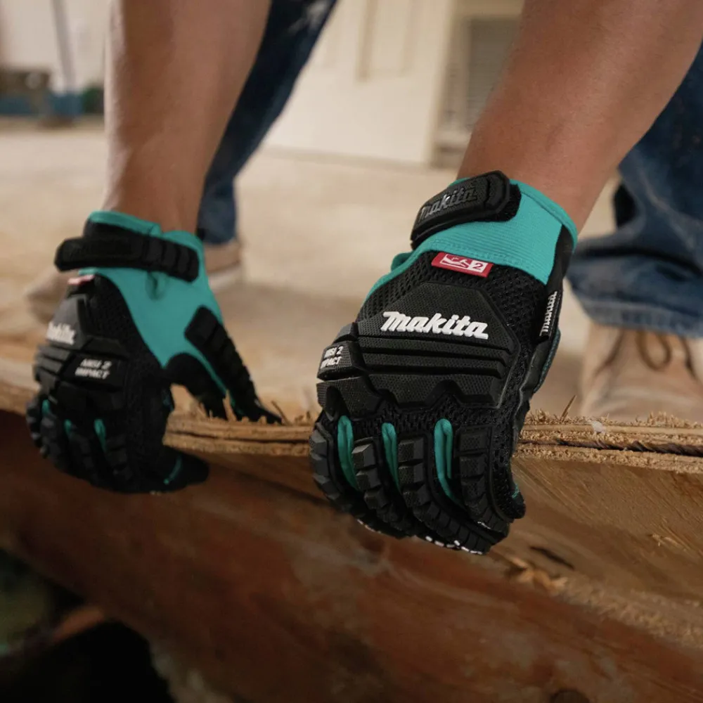 Advanced ANSI 2 Impact-Rated Demolition Gloves - Medium Work Gloves