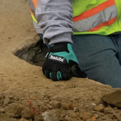 New Genuine Leather-Palm Performance Gloves - Medium Work Gloves