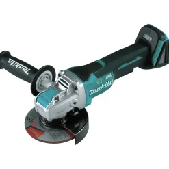 New 18V LXT Brushless Lithium-Ion 4-1/2 in. / 5 in. Cordless Paddle Switch X-LOCK Angle Grinder with AFT (Tool Only) Angle Grinders