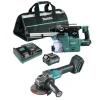 Clearance 40V max XGT 1‑3/16 in. SDS‑Plus Cordless Rotary Hammer Kit with Dust Extractor and 4‑1/2 in. / 5 in. Angle Grinder with Electric Brake Virtual Bundle Angle Grinders