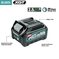 40V max XGT Brushless Lithium-Ion 23 Gauge Cordless Pin Nailer Kit (2.5 Ah) Nailers & Staplers