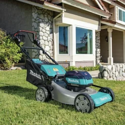 New 40V MAX XGT Brushless Lithium-Ion 21 in. Cordless Self-Propelled Commercial Lawn Mower Kit with 2 Batteries (4 Ah) Lawn Mowers