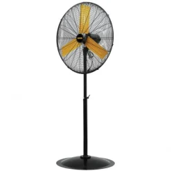 120V Variable Speed High Velocity 24 in. Corded Oscillating Pedestal Fan Fans